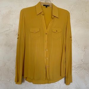 Yellow/Gold Button Down Shirt